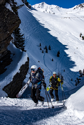 The Ortler Ski Tour is one the Italian Alps best grand ski tours